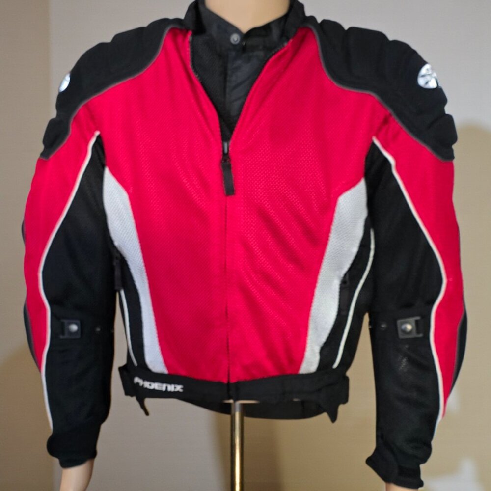 JOE ROCKET (2X) Turbulent Motorcycle Padded 2 Pc Impact Resistant Jacket
